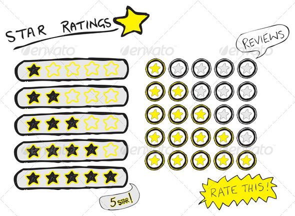Star Ratings Sketch - Web Technology