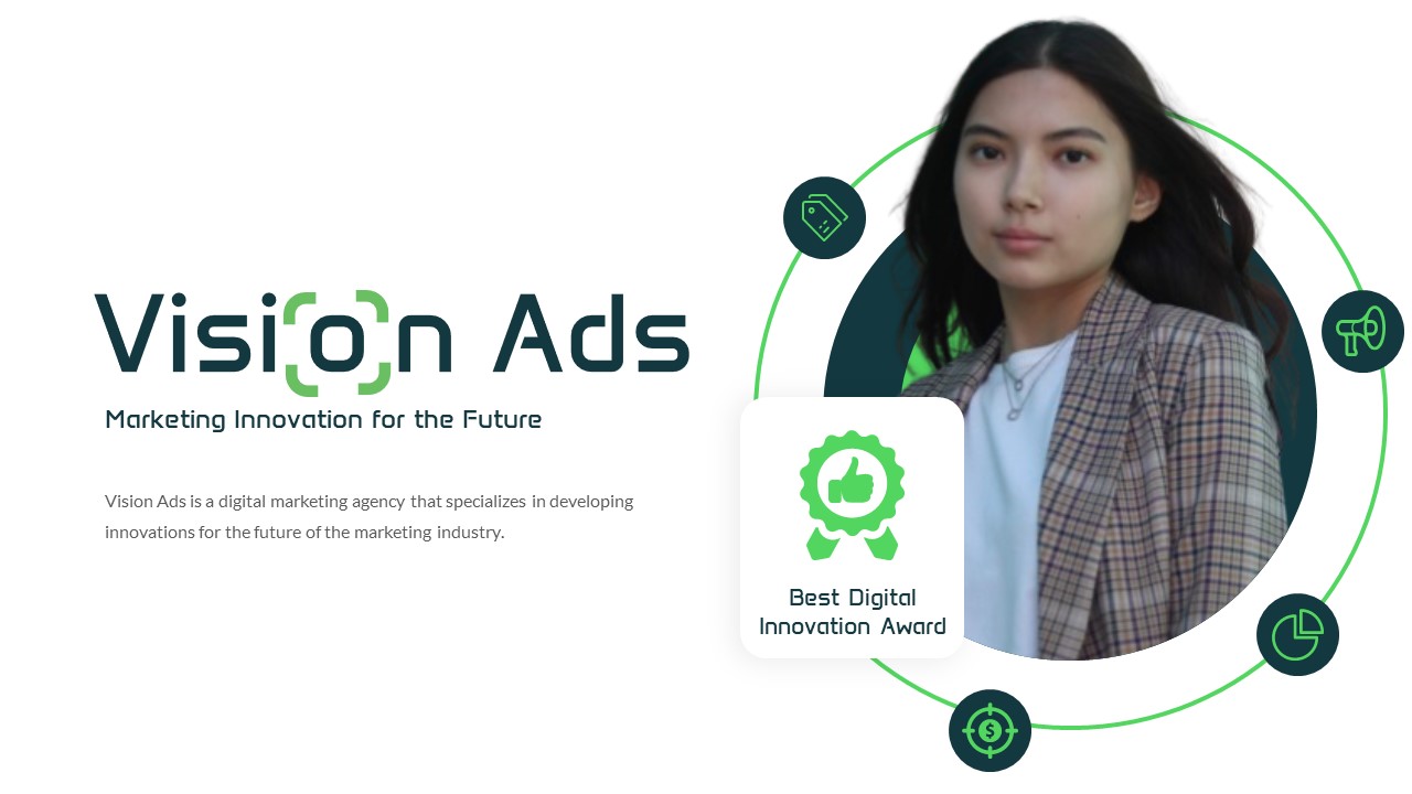 Vision Ads - Digital Marketing Google Slide Presentation Template ...