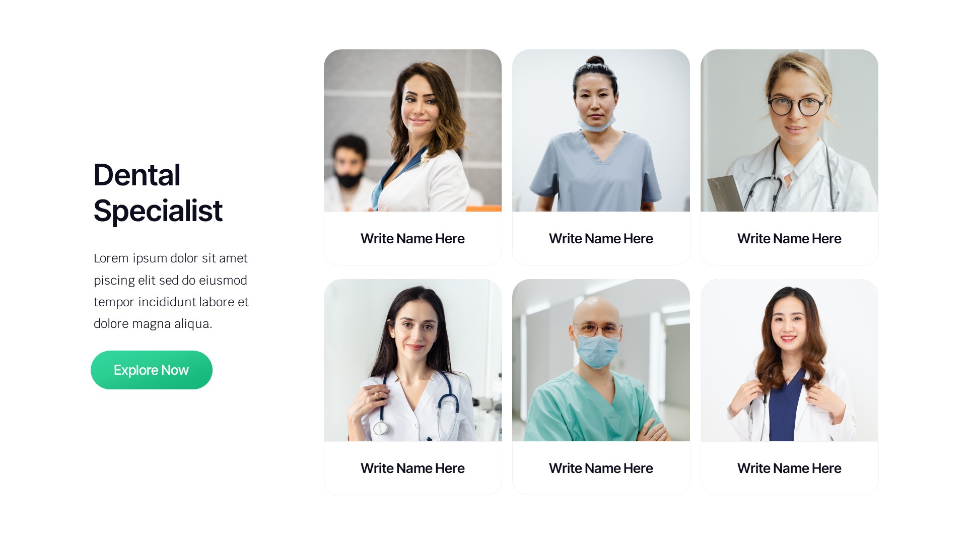 Dentis - Dental Care Google Slides Template, Presentation Templates