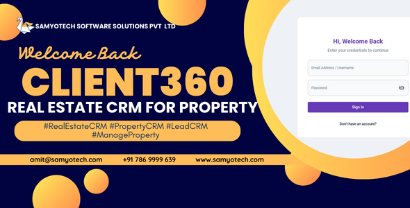 Client360 - A Real Estate CRM