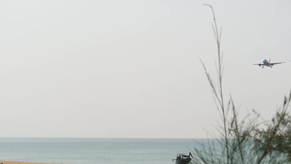 Airplane Over the Ocean alt