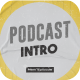Podcast Intro | MOGRT - VideoHive Item for Sale