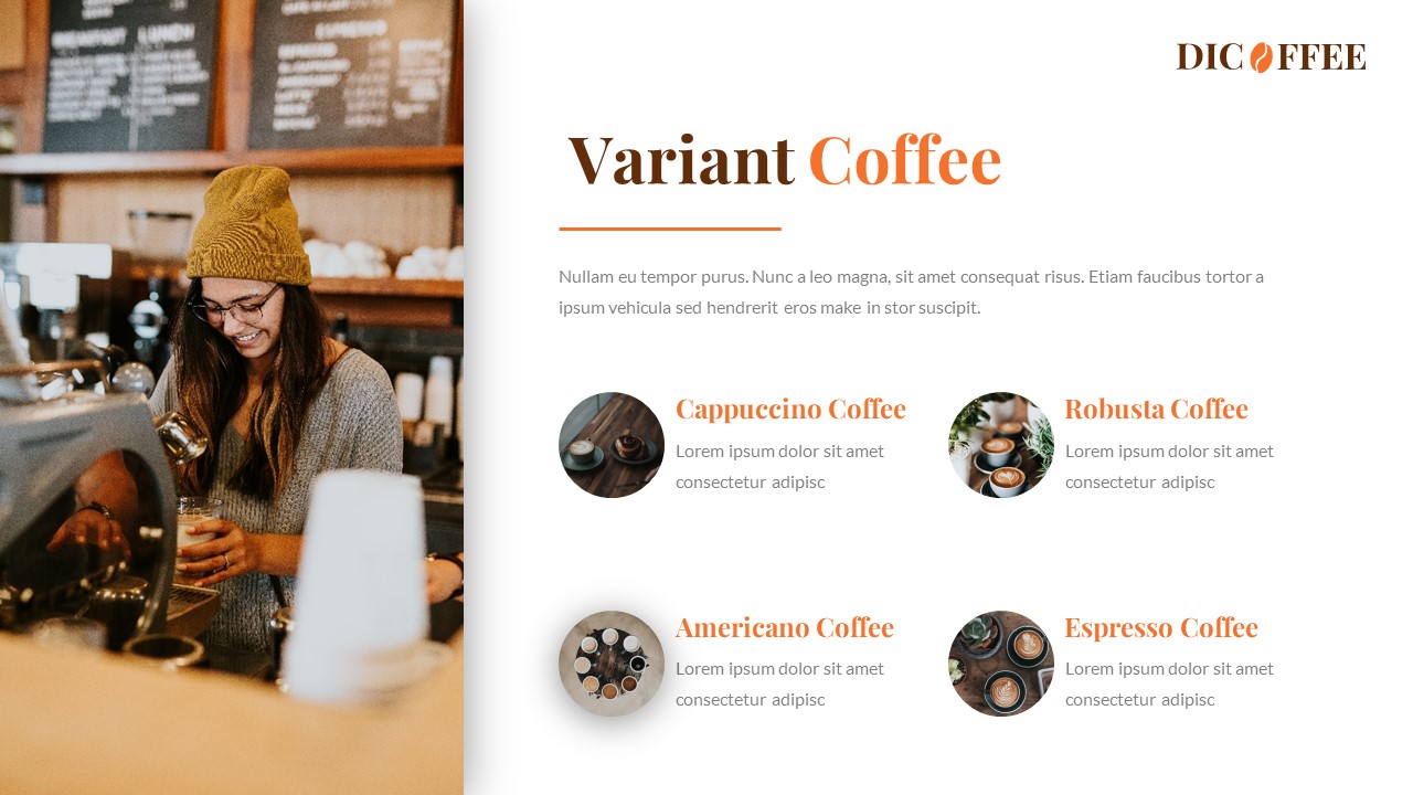 Dicoffee - Coffee Shop PowerPoint Presentation Template, Presentation ...