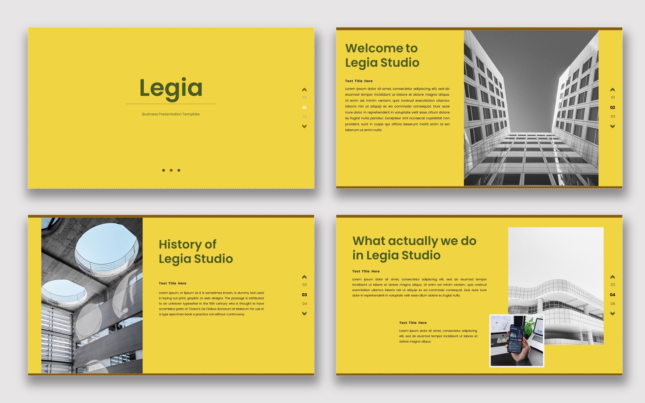 Legia-Business Google Slide Template, Presentation Templates | GraphicRiver