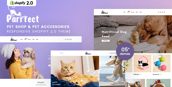 [DOWNLOAD]Parrfect - Pet Shop & Pet Accessories Responsive Shopify 2.0 Theme