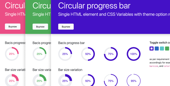[DOWNLOAD]Circular progress bar with Single  HTML + CSS