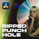 Ripped Punch Hole Transitions | DaVinci Resolve - VideoHive Item for Sale