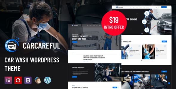 Carcareful – Car Wash WordPress Theme