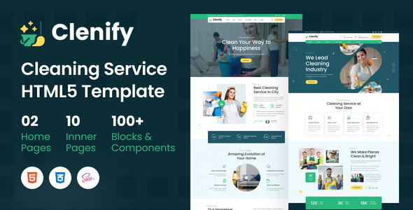 Clenify - Cleaning Service HTML5 Template