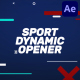 Sport Dynamic Opener for After Effects