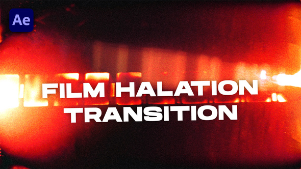 Film Halation Transitions VOL. 2 | After Effects