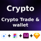 Crypto Trading Android + iOS + Figma + XD + Sketch | Ionic | Template | Life Time Update