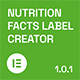 Nutrition Facts Label Creator (Elementor addon)