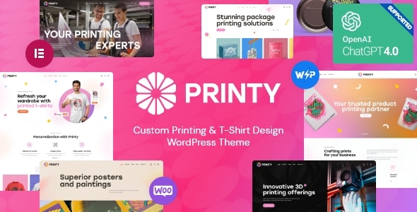 [DOWNLOAD]Printy — Custom Printing & T-Shirt Design WordPress Theme