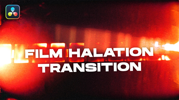 Film Halation Transitions VOL. 2 | DaVinci Resolve