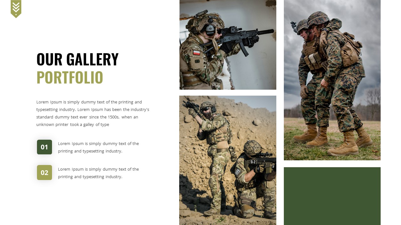 KODIMFOR - Military & Army PowerPoint Template, Presentation Templates