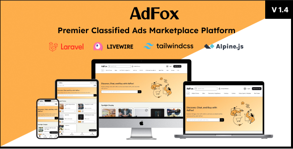 AdFox: Dual-Experience Classified Ads with App-Like Feel on Mobile & Web Interface