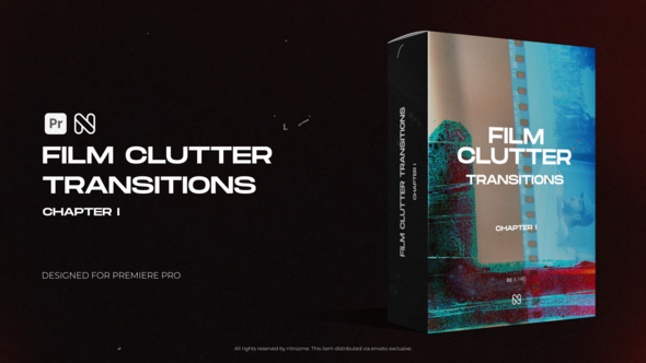 Film Clutter Transitions for Premiere Pro