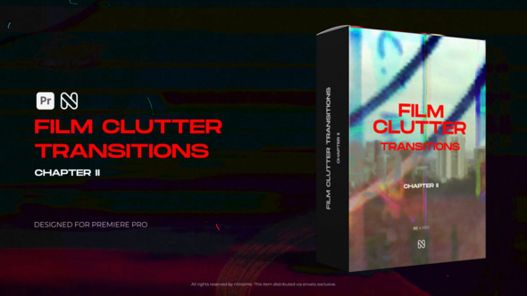 Film Clutter Transitions Vol. 02 for Premiere Pro
