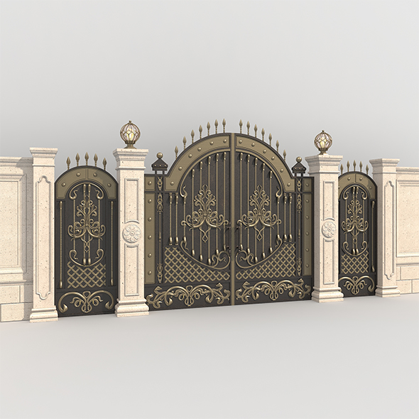 Classic European style Mansion Gate 5