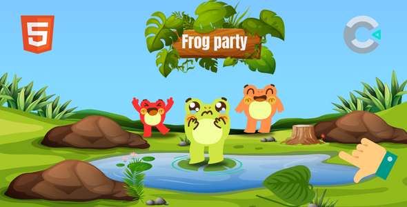 Frog Party - HTML5 - Construct 3 - Multiplayers