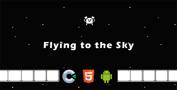 Flying to the sky - c3p HTML5 Game