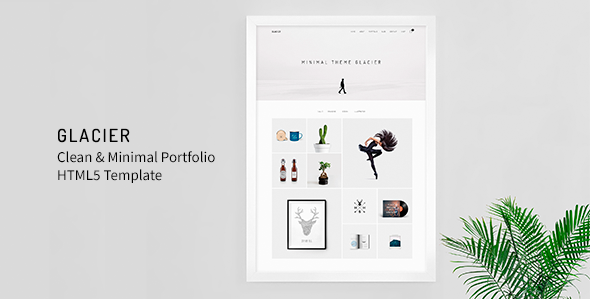 Glacier - Clean & Minimal Portfolio HTML5 Template