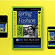 Yellow Antidesign Spring Fashion Sale Flyer Set