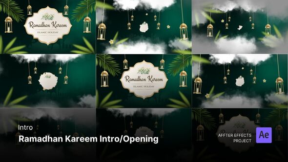 Intro/Opening Video - Ramadhan Kareem After Effects Template Product Promo template preview