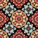 2D Flower pattern tile texture
