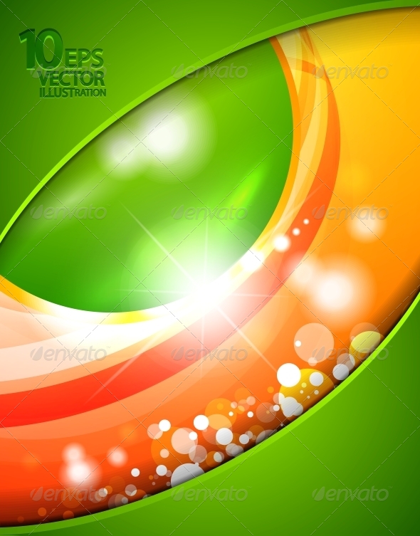 Hi-Tech Shiny Techno Bubble Background - Backgrounds Decorative