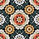 2D Flower pattern tile texture