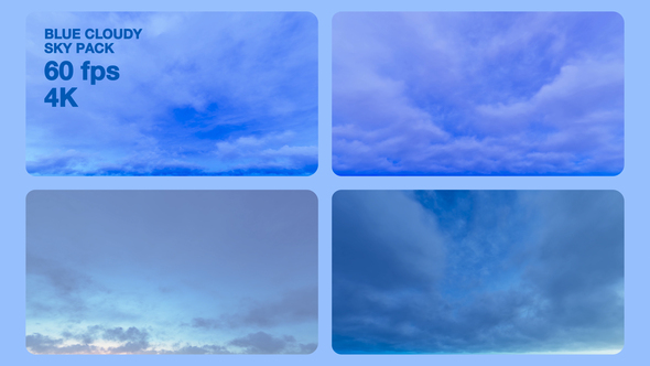 Blue Cloudy Sky Pack