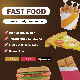 Fast Food and Sweets 3d icons pack