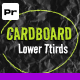 Cardboard Lower Thirds - VideoHive Item for Sale
