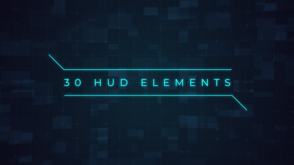 30 HUD Elements | Premiere Pro Premiere Pro template preview
