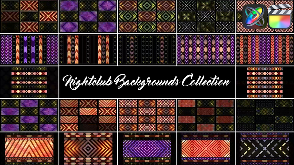 Nightclub Backgrounds Collection for FCPX