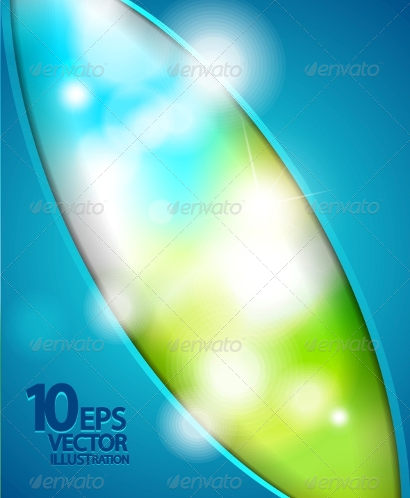 Blurred Nature Lights Background - Backgrounds Decorative