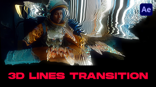 3D Lines Transitions | After Effects