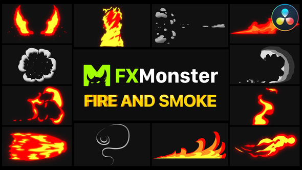 Fire And Smoke Elements | DaVinci Resolve