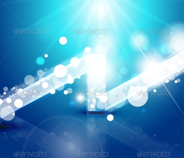 Vector Abstract Lights Background - Backgrounds Decorative