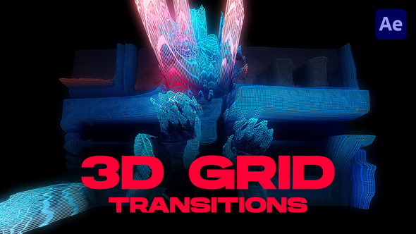 3D Grid Transitions | After Effects