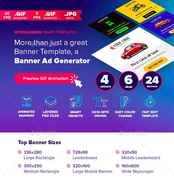 [DOWNLOAD]GIF Animated  and Static Banners - Exclusive Mega Pack Banner Generator