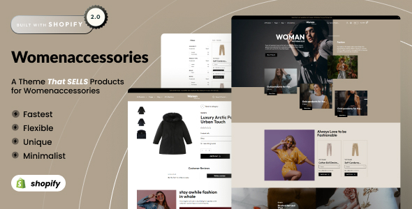 Women Accessories - Shopify Fashion 2.0 eCommerce Theme