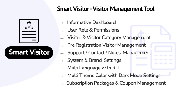 Smart Visitor SaaS  Visitor Management Tool