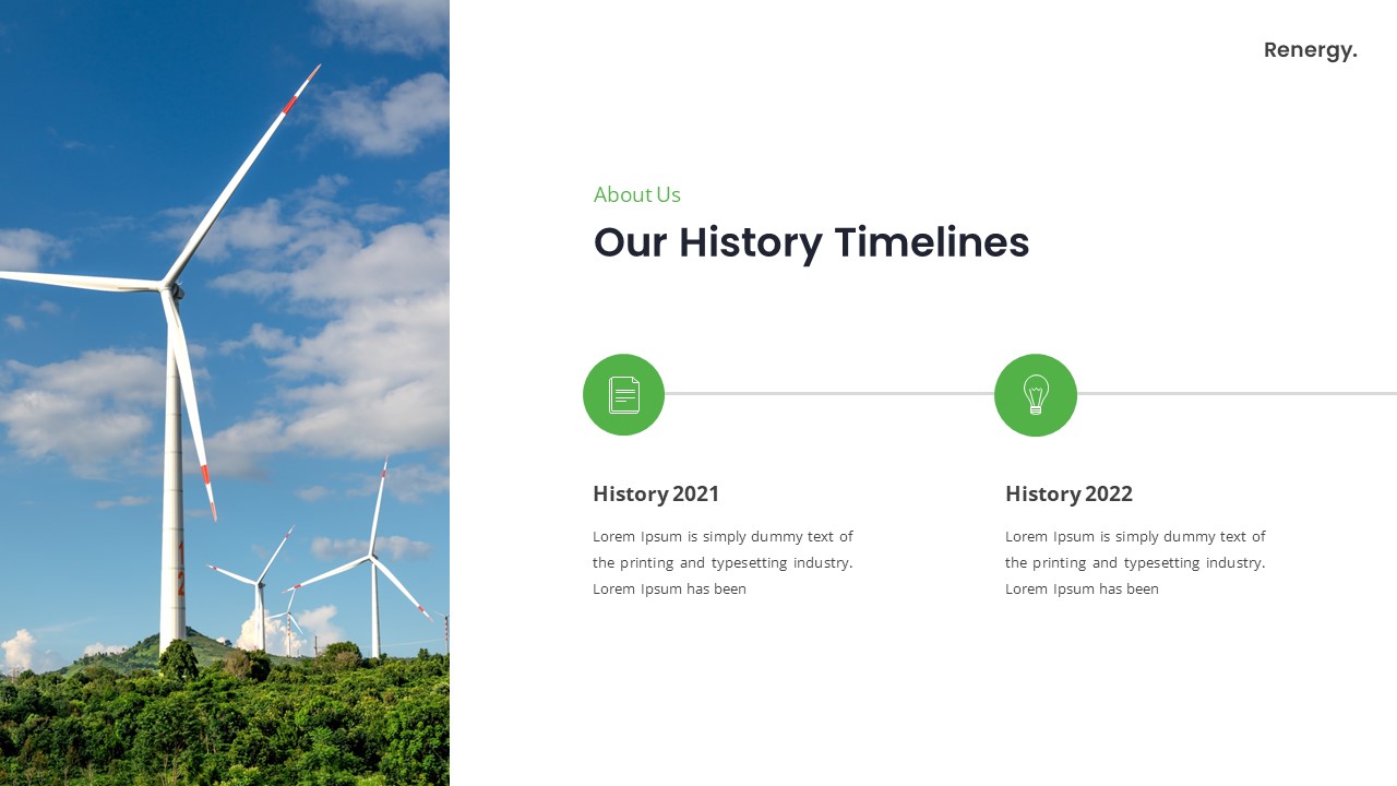 Renergy - Renewable Energy Keynote Template, Presentation Templates