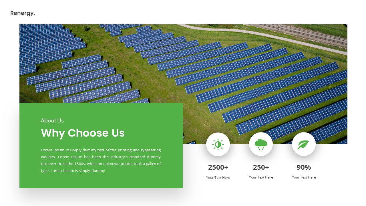 Renergy - Renewable Energy Keynote Template, Presentation Templates