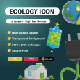 Ecology Green Earth 3d icons pack