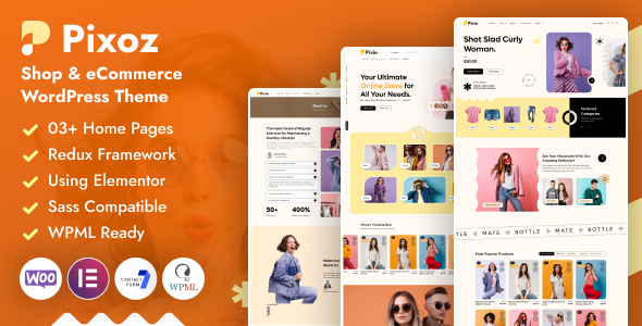 Pixoz - Fashion Shop & eCommerce WordPress Theme
