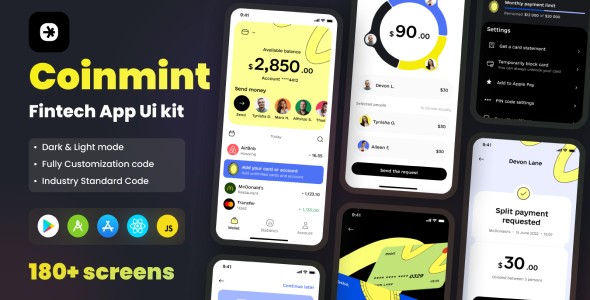 [DOWNLOAD]Coinmint - Fintech App React Native CLI Ui Kit